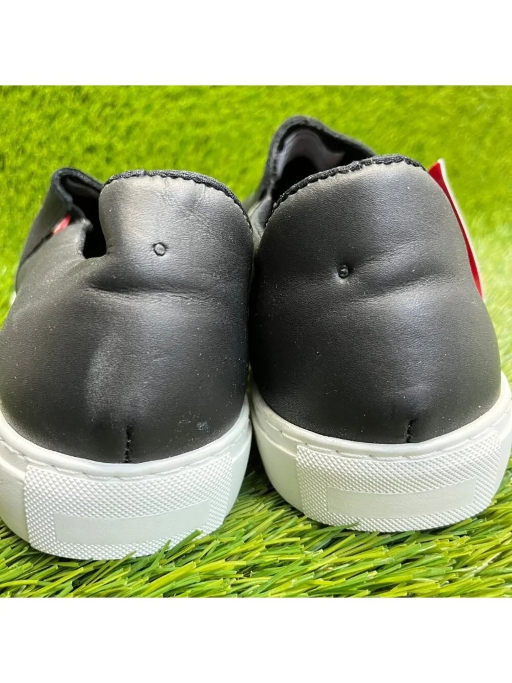 Mellow Walk Owen Mens Size 10EE Black Leather Steel Toe Safety Slip-On Shoes
